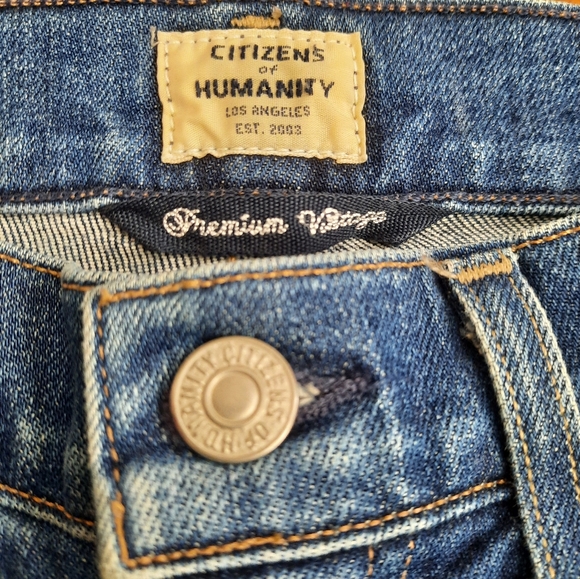 💥SALE💥Citizens of Humanity Premium Vintage Demy Cropped Flare Jeans, Size 24 - Picture 5 of 14